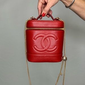 Vintage Chanel Caviar Vanity Bag